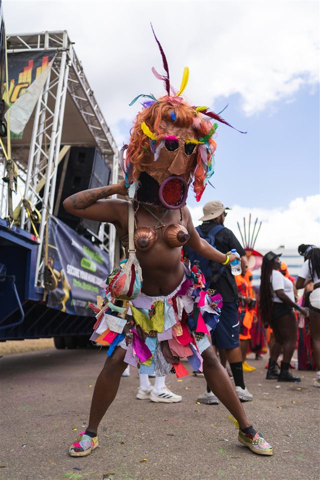 Carnival masqueraders